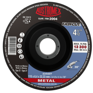 Disco para Desbaste de Metal AUSTROMEX Modelo 2004